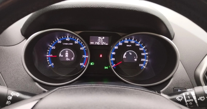 Hyundai ix35 cena 43900 przebieg: 146734, rok produkcji 2014 z Węgrów małe 191